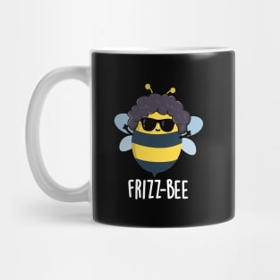 Frizz-Bee Cute Afro Bee Pun Mug